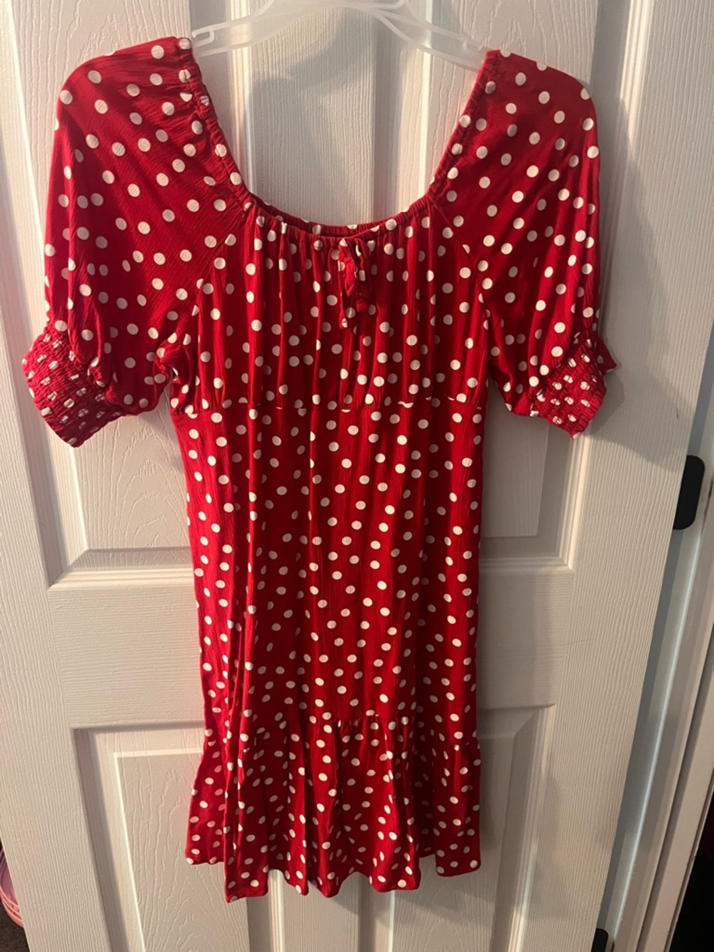 Old Navy Red Polka Dot Casual Girls Dress